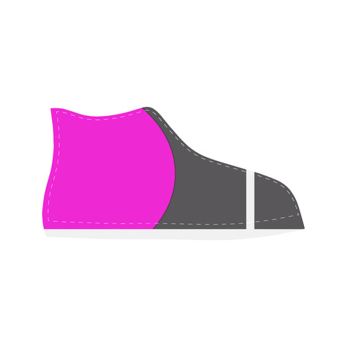 Fuschia Aquila High Top Microfiber Leather Women's Shoes (Model 032)