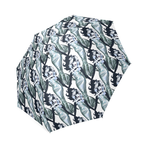 punked out mermaid Foldable Umbrella (Model U01)