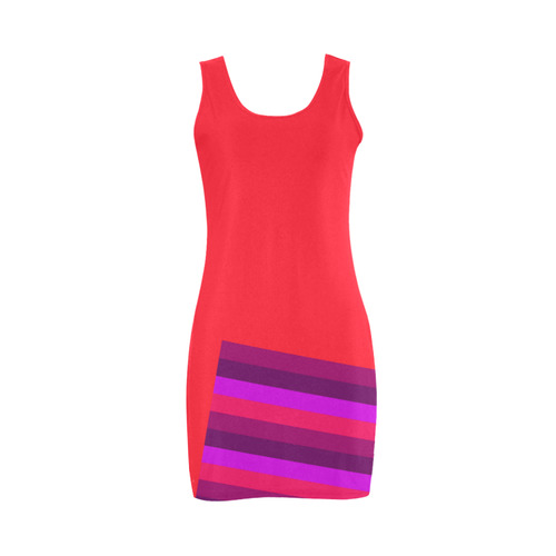 New dress available. Exclusive collection with designers stripes. 60s vintage look. Vibrant colors a Medea Vest Dress (Model D06)