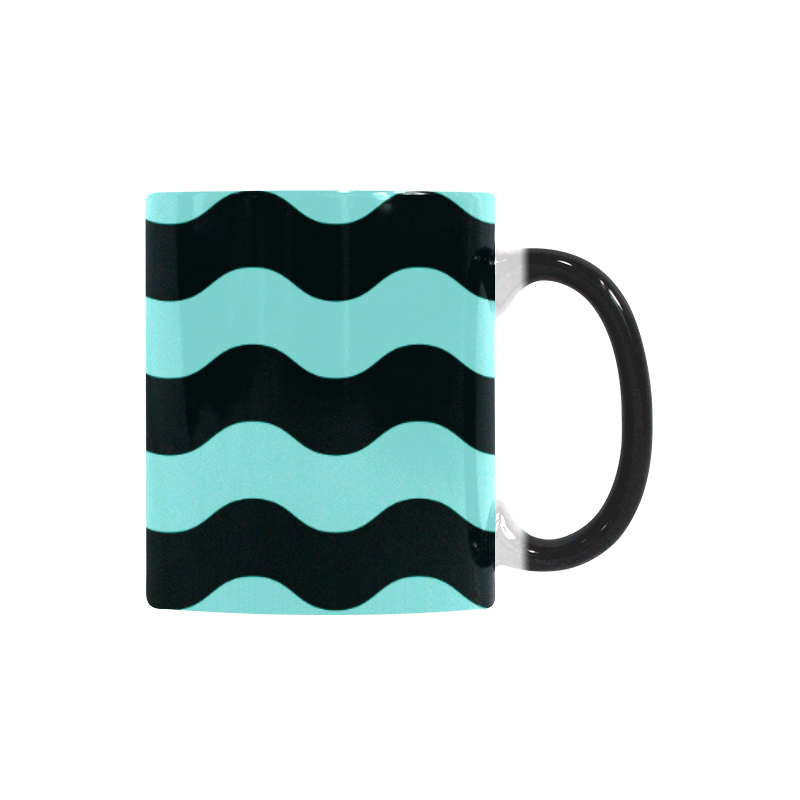 Luxury artistic design : Black and cyan edition 2016 / New in shop Custom Morphing Mug