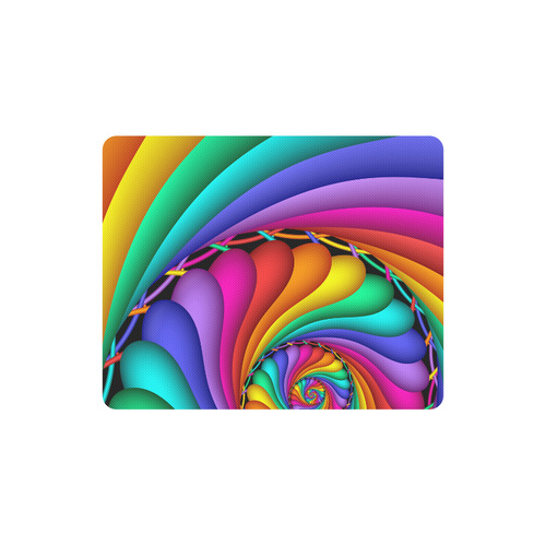 Rainbow Stitchery Rectangle Mousepad