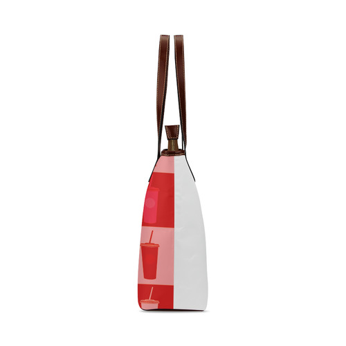 New art in shop : Exclusive vintage drinks marshmallow edition. New designers fashion 2016 Shoulder Tote Bag (Model 1646)