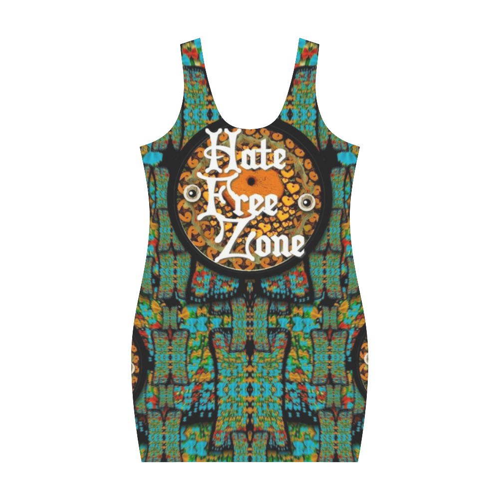 Hate Free Zone Medea Vest Dress (Model D06)