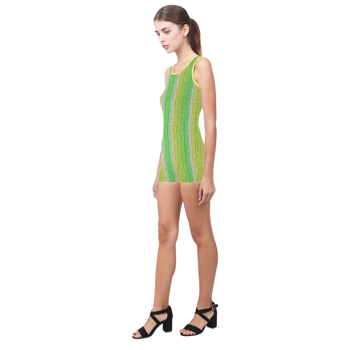 Knitted 16 A Classic One Piece Swimwear (Model S03)