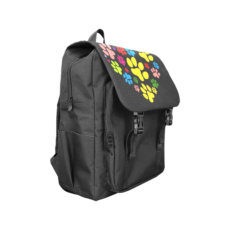 Paws heart by Popart Lover Casual Shoulders Backpack (Model 1623)