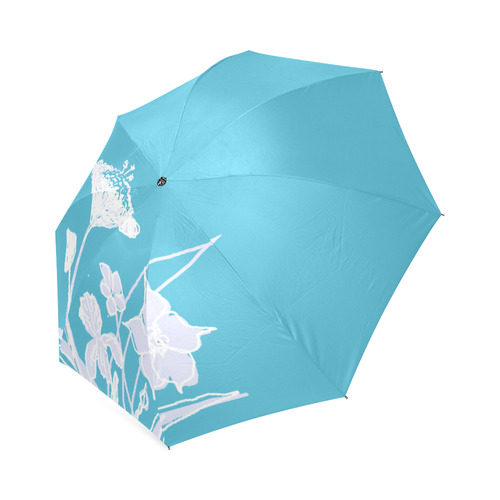 Prettiest Blue Sky Simplicity Foldable Umbrella (Model U01)