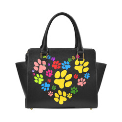 Paws heart by Popart Lover Classic Shoulder Handbag (Model 1653)