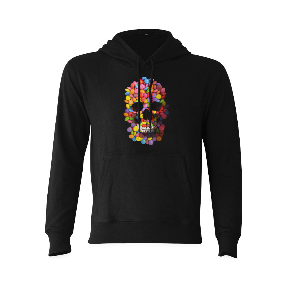 Sugar Candy Skull Halloween Oceanus Hoodie Sweatshirt (NEW) (Model H03)