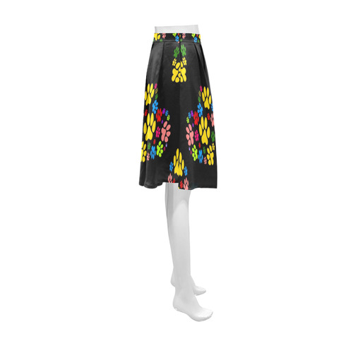 Paws heart by Popart Lover Athena Women's Short Skirt (Model D15)