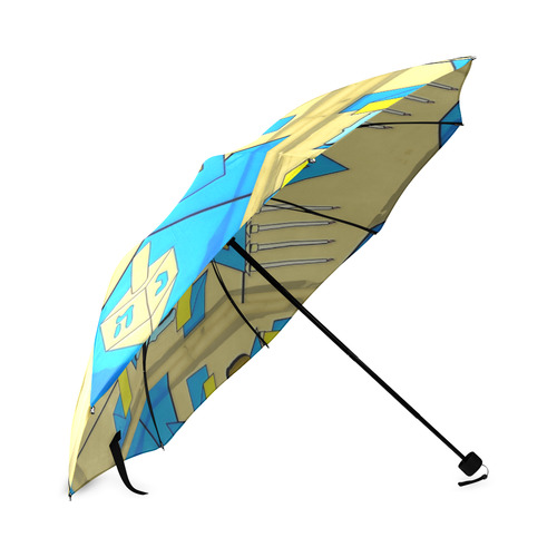 Happy hanukkah by Popart Lover Foldable Umbrella (Model U01)