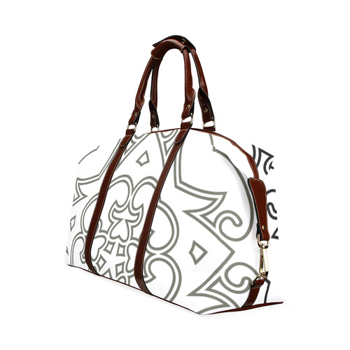 Shop latest art in shop : Original mandala artwork on travel bag. New luxury art in shop edition 201 Classic Travel Bag (Model 1643) Remake