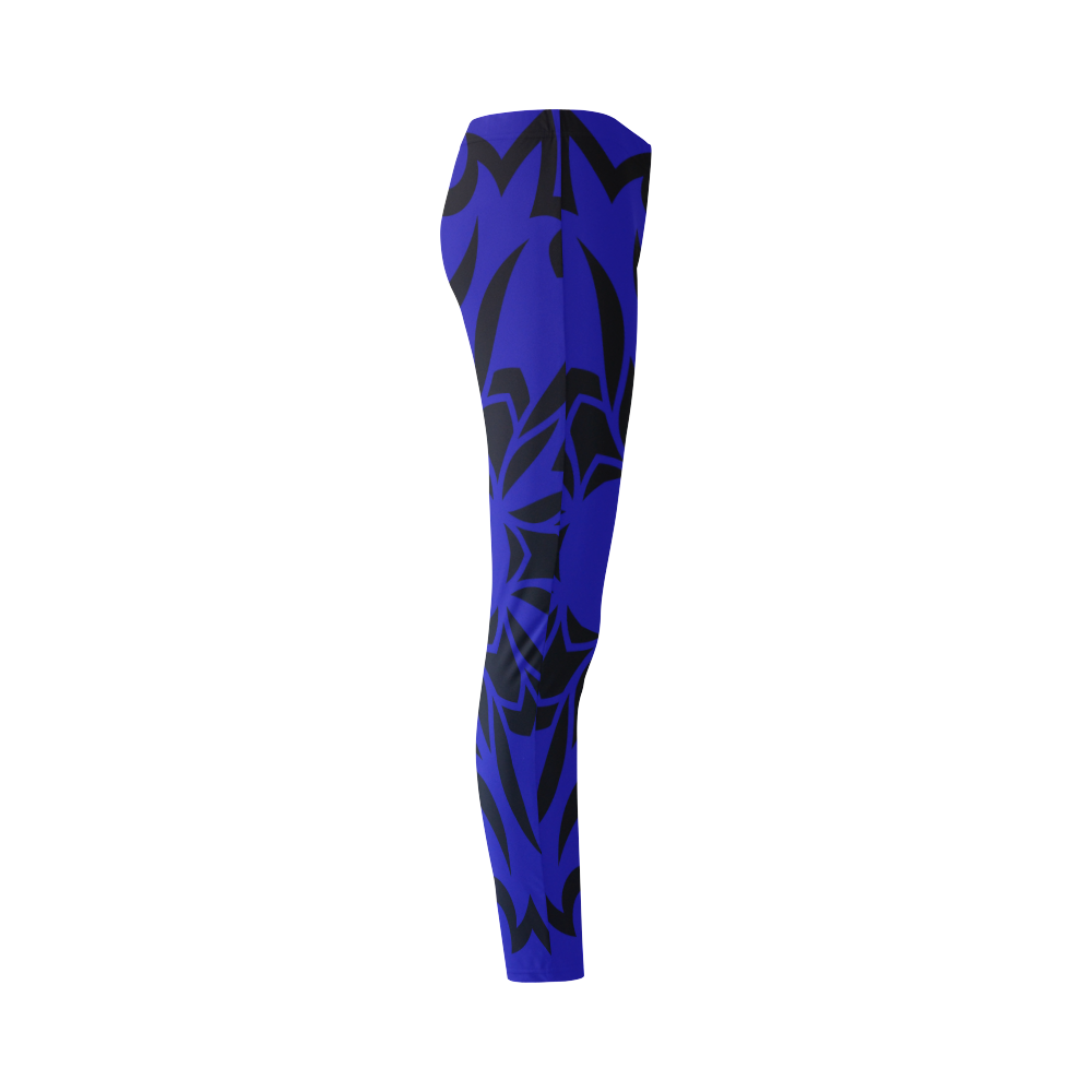 New! Mandala artistic designers leggings. New art in atelier : vintage blue and black edition 2016 Cassandra Women's Leggings (Model L01)