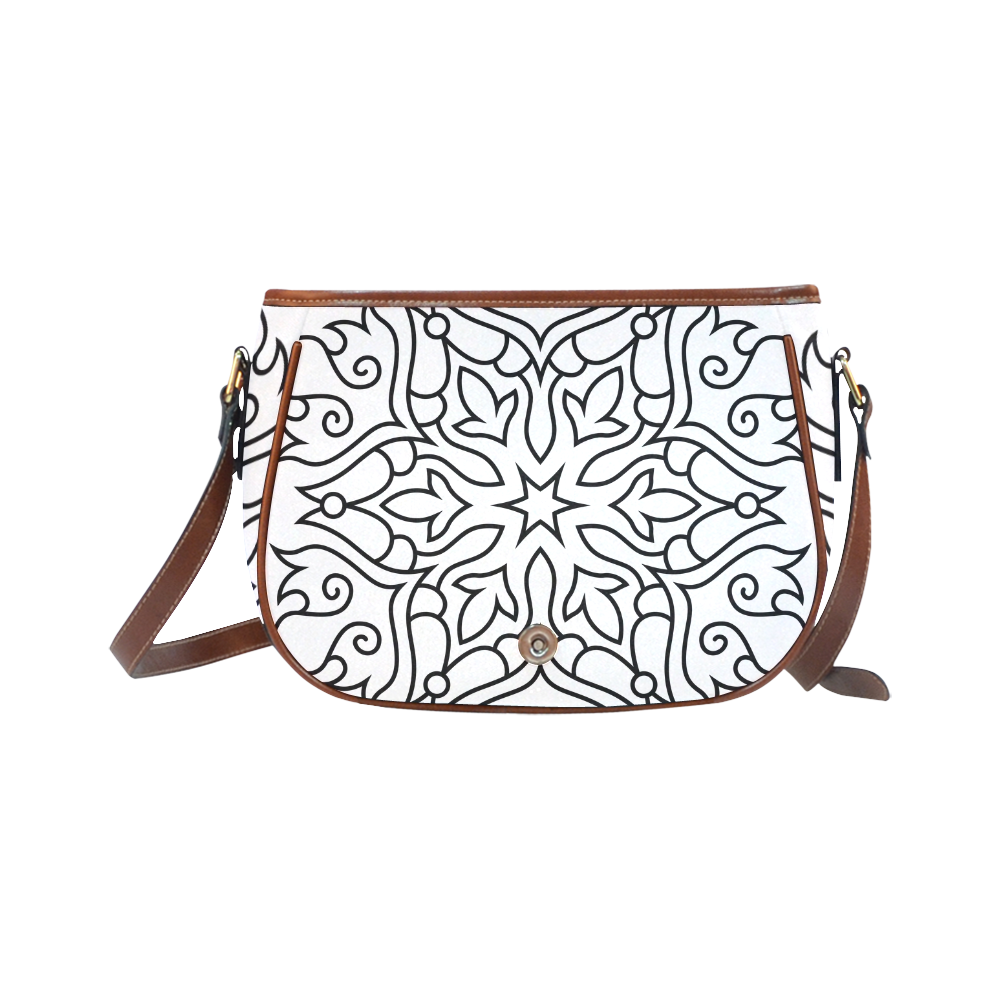 New in shop! Luxury designers original bags with ornamental Mandala art. Fashion collection 2016 Saddle Bag/Small (Model 1649) Full Customization
