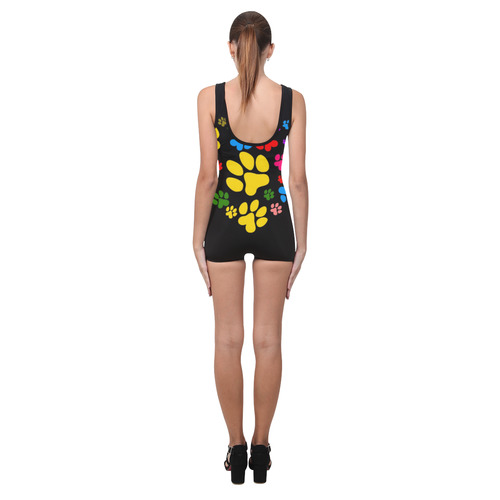 Paws heart by Popart Lover Classic One Piece Swimwear (Model S03)