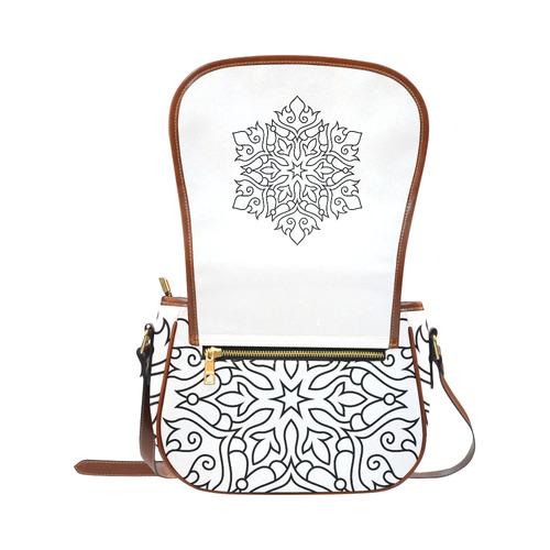 New in shop! Luxury designers original bags with ornamental Mandala art. Fashion collection 2016 Saddle Bag/Small (Model 1649) Full Customization