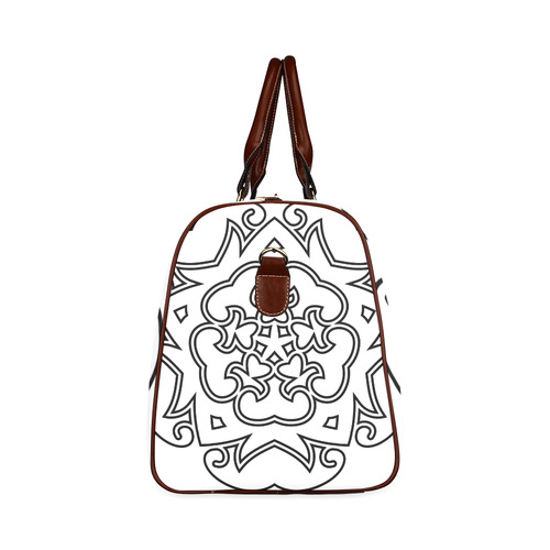New exclusive designers bag in shop. Arrivals for 2016 : Art bag for sale / Authentic hand-drawn ori Waterproof Travel Bag/Small (Model 1639)