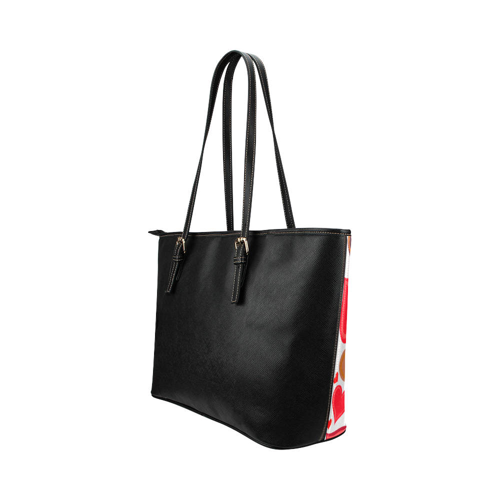 New designers vintage bags in shop! LOVE OLD FASHION EDITION. Collection 2016 Leather Tote Bag/Small (Model 1651)