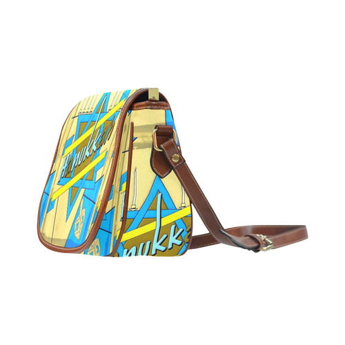 Happy hanukkah by Popart Lover Saddle Bag/Large (Model 1649)