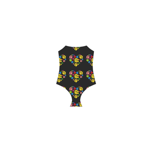 Paws heart by Popart Lover Strap Swimsuit ( Model S05)