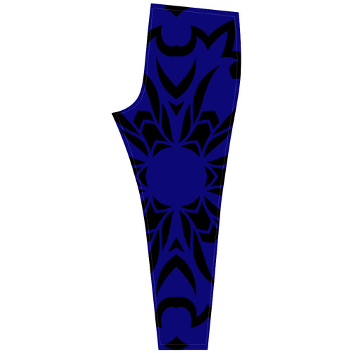 New! Mandala artistic designers leggings. New art in atelier : vintage blue and black edition 2016 Cassandra Women's Leggings (Model L01)