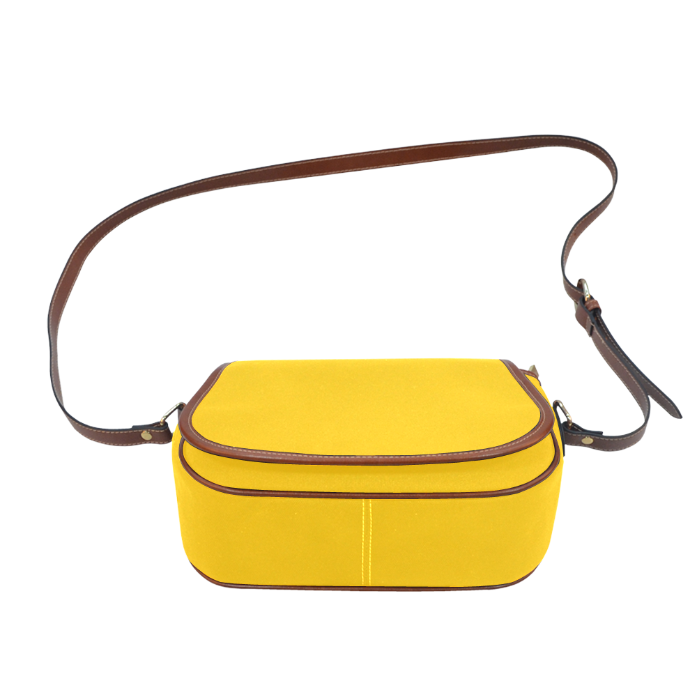 New bags in our atelier : Vintage yellow old-style. Buy latest fashion 2016 Saddle Bag/Large (Model 1649)