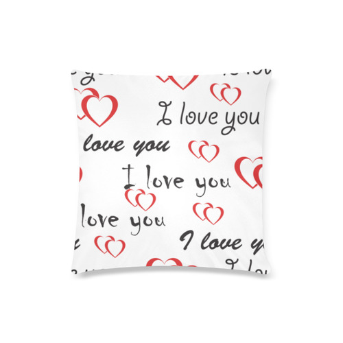 Big Love by Popart Lover Custom Zippered Pillow Case 16"x16"(Twin Sides)