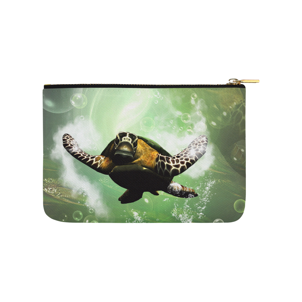 Cute turtle Carry-All Pouch 9.5''x6''