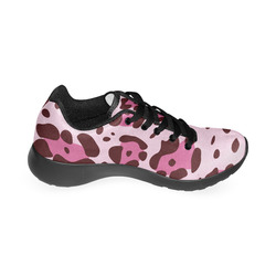 Pink Cow Pattern by Popart Lover Men’s Running Shoes (Model 020)