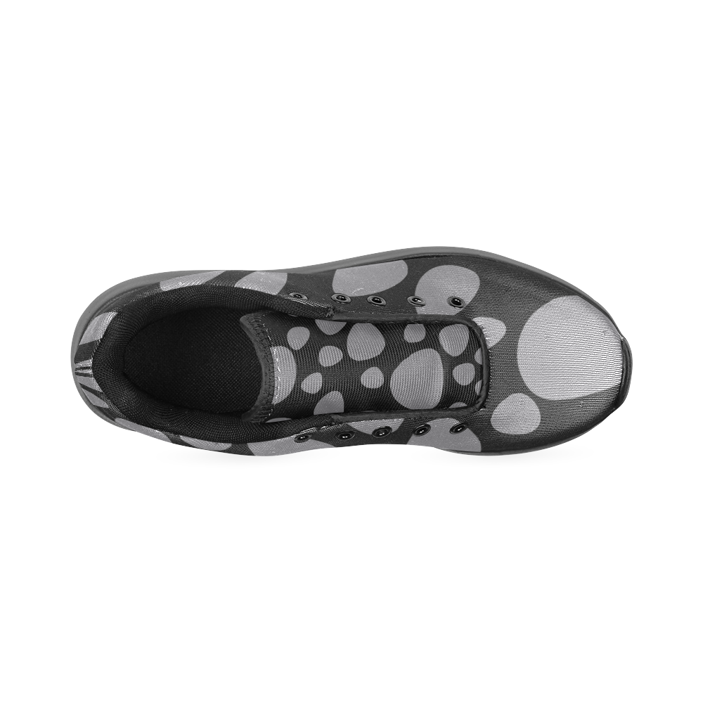 Black leopard  by Popart Lover Men’s Running Shoes (Model 020)