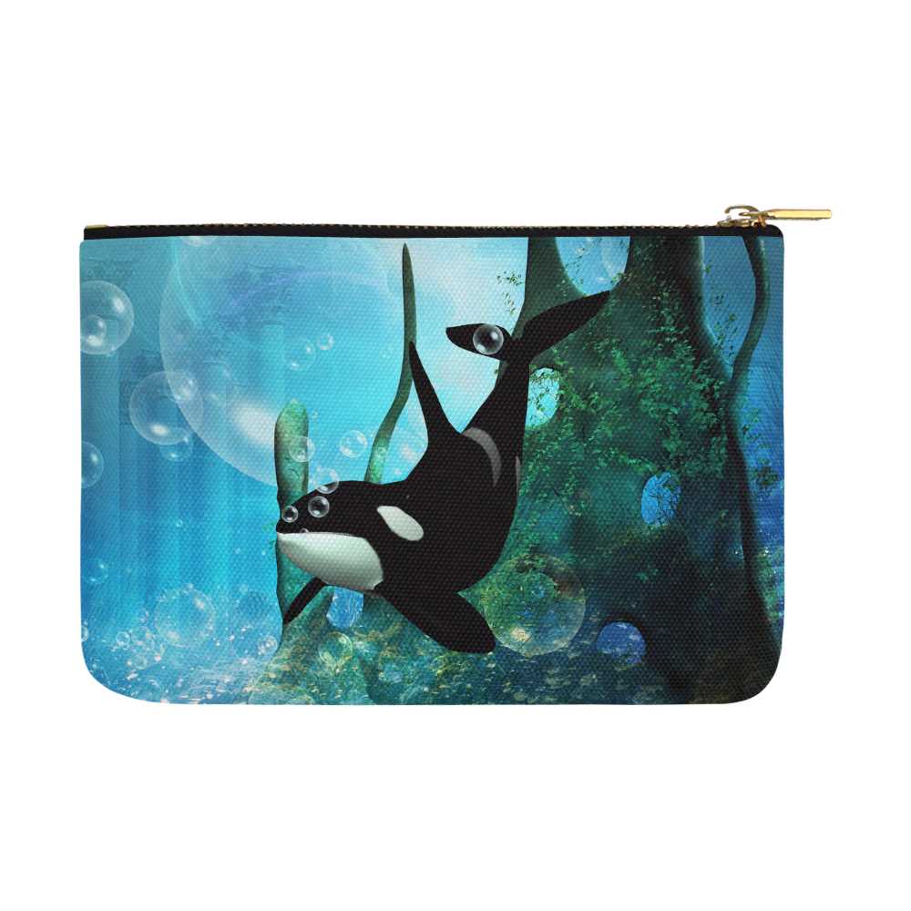 Awesome orca Carry-All Pouch 12.5''x8.5''