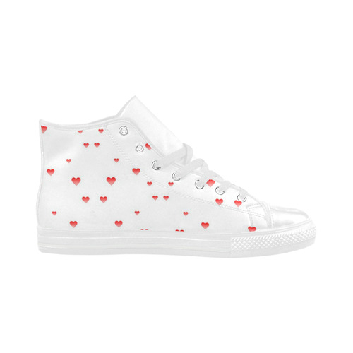 Valentine's day by Popart Lover Aquila High Top Microfiber Leather Women's Shoes (Model 032)
