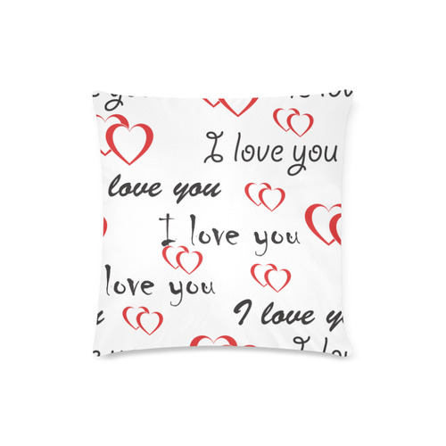 Big Love by Popart Lover Custom Zippered Pillow Case 16"x16"(Twin Sides)