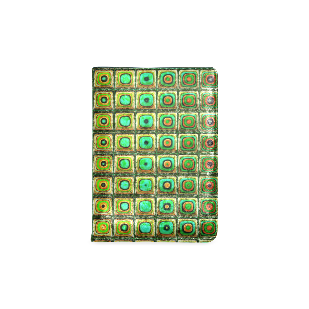 Red Green Brago Mitchell Fractal Mosaic Custom NoteBook A5