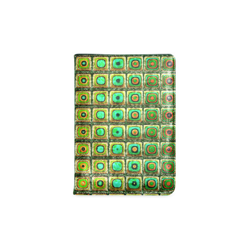 Red Green Brago Mitchell Fractal Mosaic Custom NoteBook A5