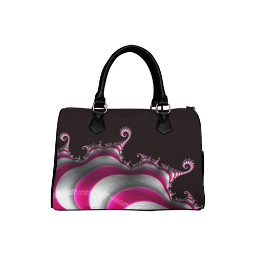 Candy Cane Boston Handbag (Model 1621)