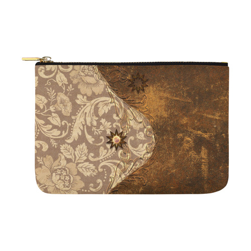 Wonderful brown vintage design Carry-All Pouch 12.5''x8.5''