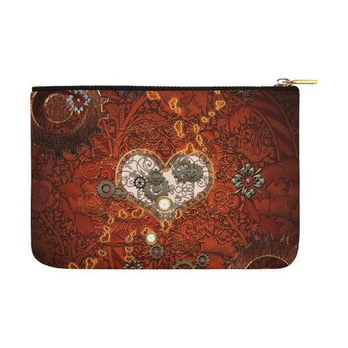 Steampunk, wonderful hearts Carry-All Pouch 12.5''x8.5''