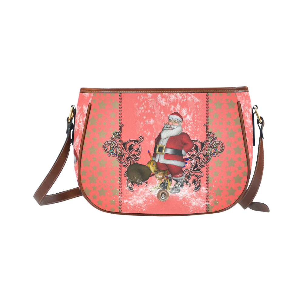 Santa claus with helper, phoenix Saddle Bag/Small (Model 1649) Full Customization
