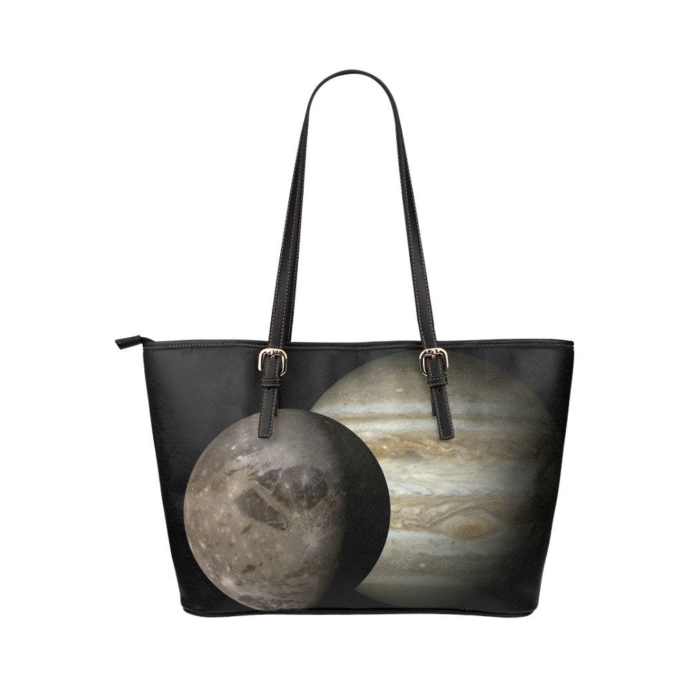 planet20161112 Leather Tote Bag/Large (Model 1651)