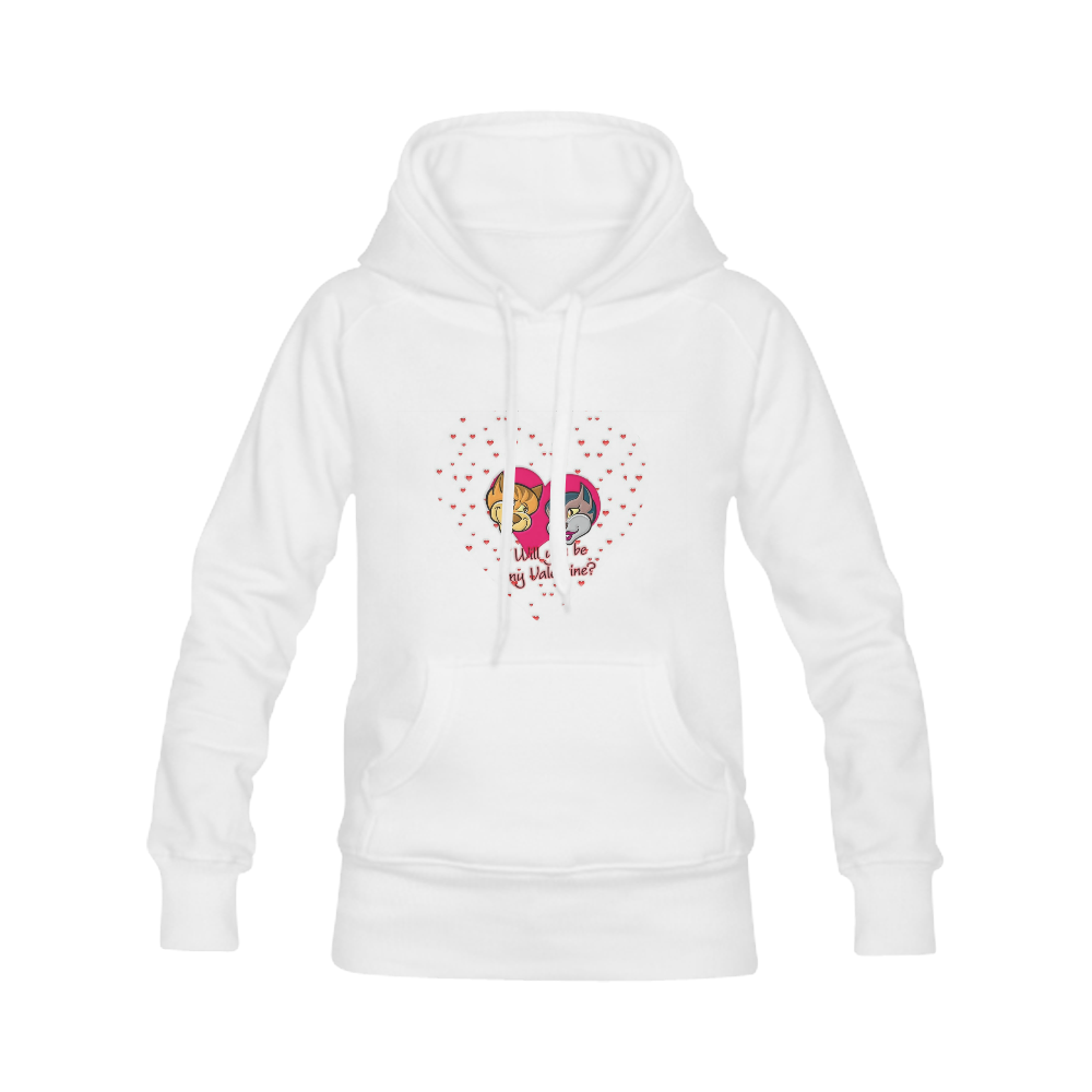 Valentine's day by Popart Lover Women's Classic Hoodies (Model H07)