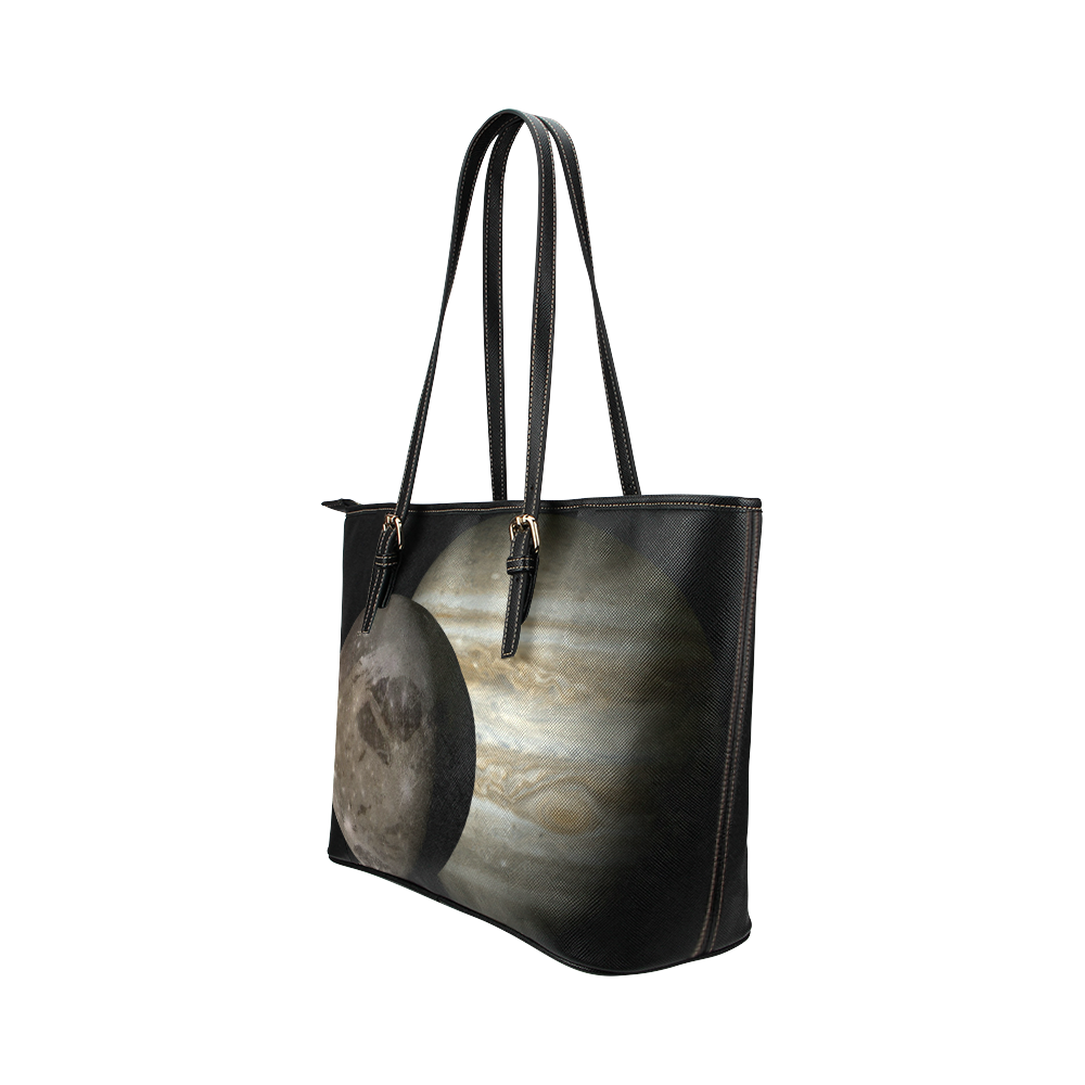 planet20161112 Leather Tote Bag/Large (Model 1651)