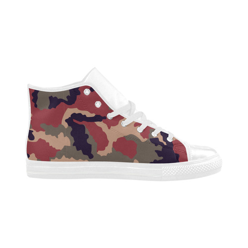 Army by Popart Lover Aquila High Top Microfiber Leather Women's Shoes/Large Size (Model 032)