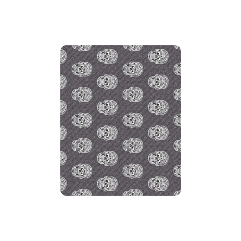 funny skull pattern Rectangle Mousepad