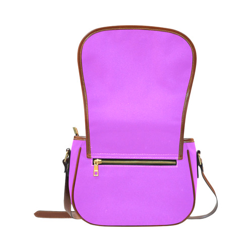 New designers bag in Shop : vintage purple and brown edition 2016 Saddle Bag/Small (Model 1649) Full Customization
