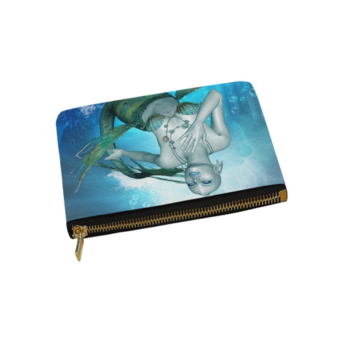 Wonderful mermaid in blue colors Carry-All Pouch 9.5''x6''