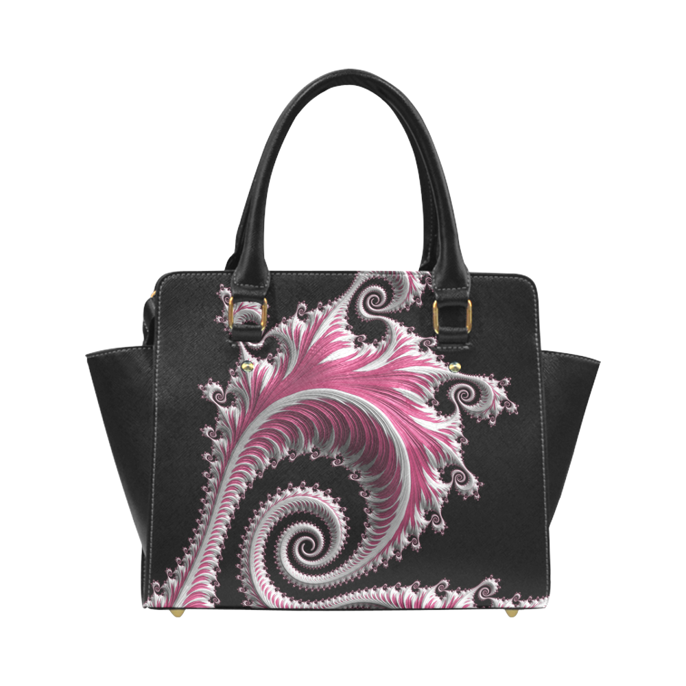 Candyfloss Spirals Classic Shoulder Handbag (Model 1653)