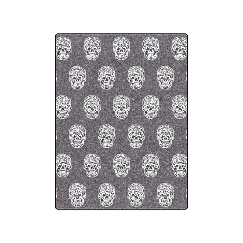 funny skull pattern Blanket 50"x60"