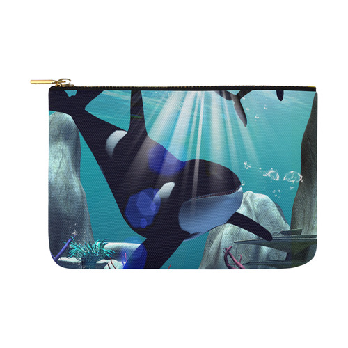 Awesome orca Carry-All Pouch 12.5''x8.5''