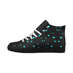 Valentine's day by Popart Lover Aquila High Top Microfiber Leather Women's Shoes (Model 032)
