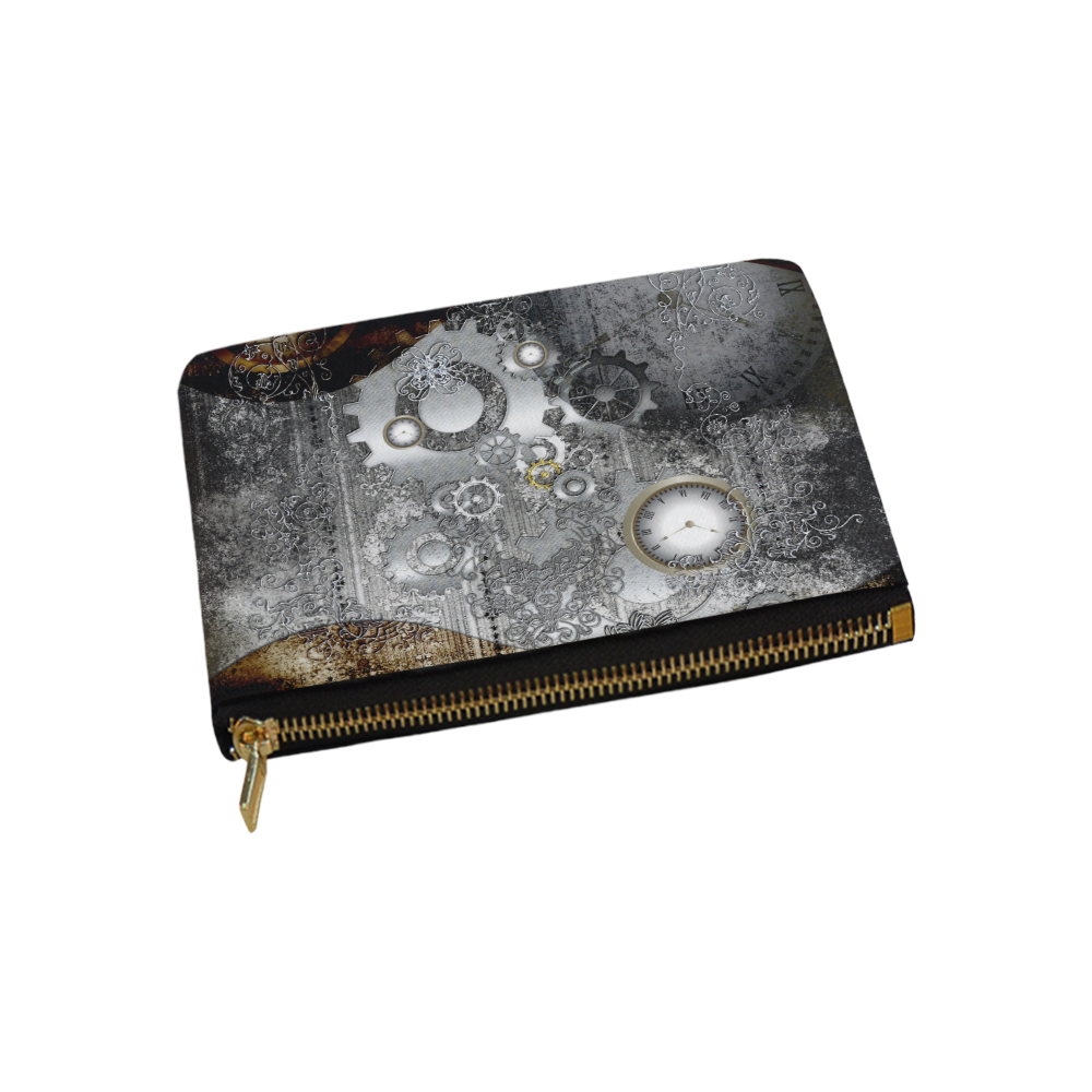 Steampunk in vintage design Carry-All Pouch 9.5''x6''